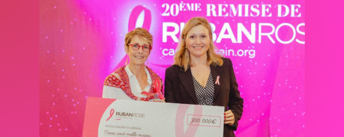 Professor Florence Joly wins the Grand Prix Ruban Rose for Research